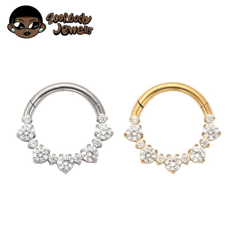Zoor Body Jewelry - ASTM F136 TItanium Daith Clicker nez