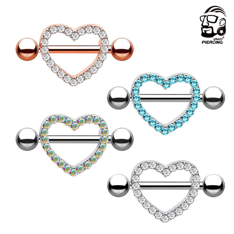 Body Jewelry Nipple Rings - Anneau de mamelon en forme de