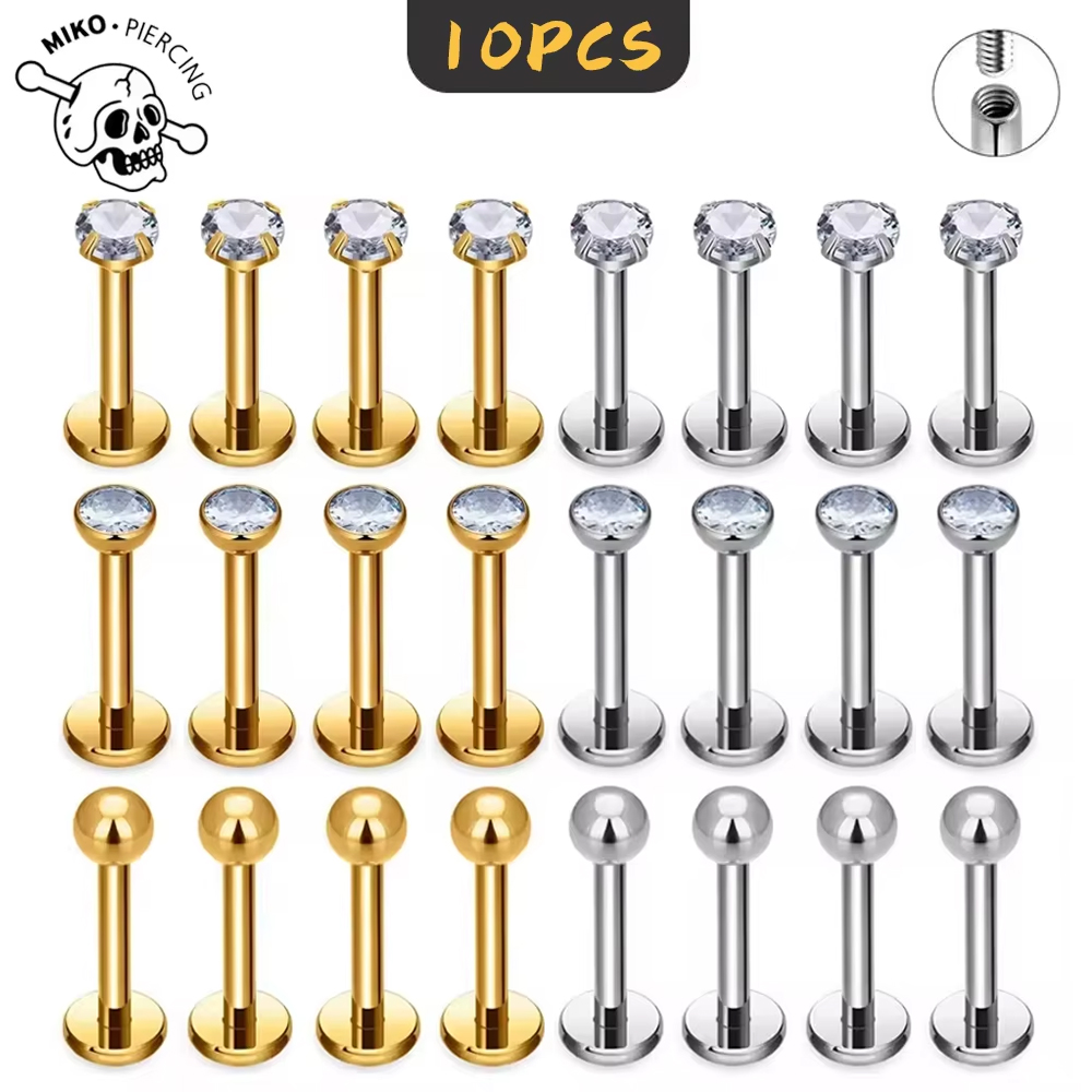 Zoor Body Jewelry - Lot de 10 bijoux de corps