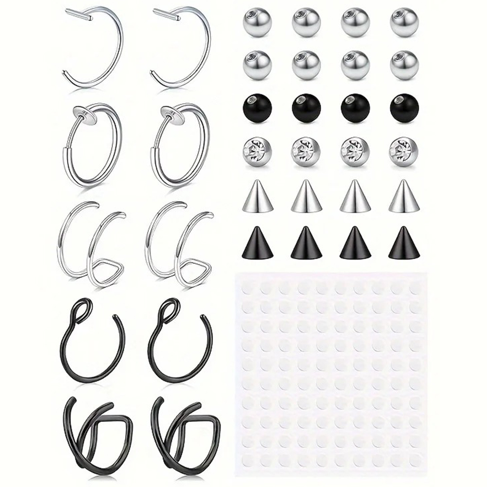 Body Jewelry Nose Ring - Faux piercings, faux anneaux de lèvre,