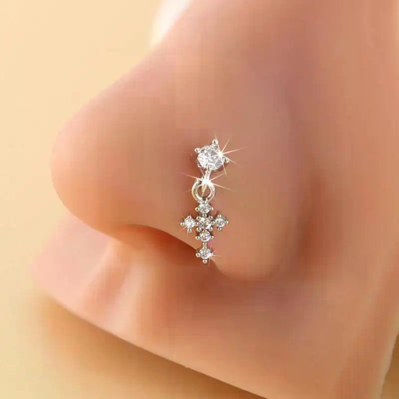 Body Jewelry Nose Ring - Anneaux de nez pendants pour femmes,