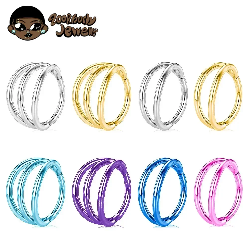 Zoor Body Jewelry - ASTM F136 titane 3 couches articulé
