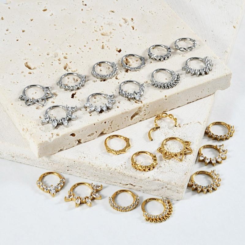 Body Jewelry Cartilage Earrings - Anneau Cartilage en nez, oreille, Septum