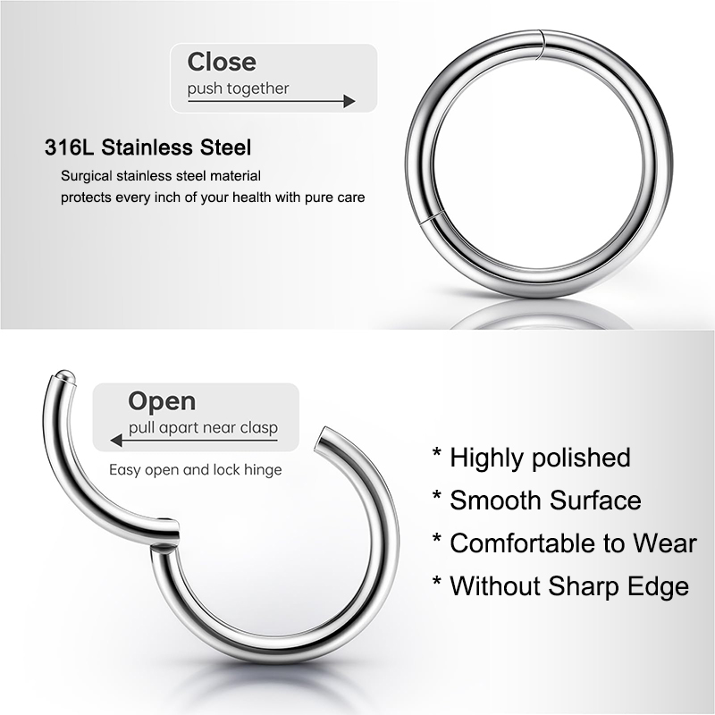 Anneaux de piercing articulés  - Body Jewelry Nose Ring avis et prix