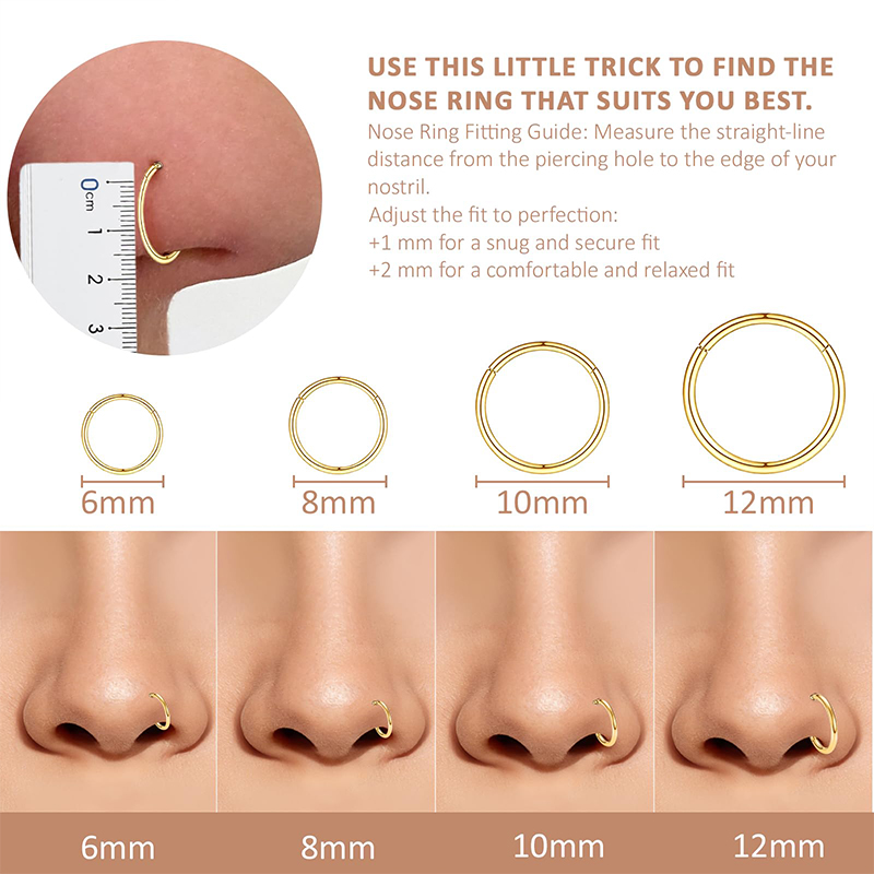 Anneaux de piercing articulés  - Body Jewelry Nose Ring avis et prix