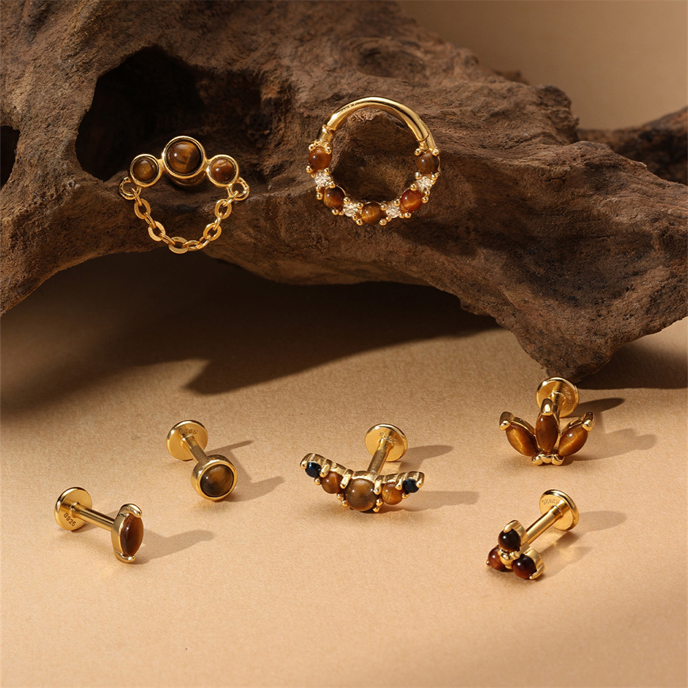 Glowhe 100% 925 argent Sterlin - Body Jewelry Cartilage Earrings avis et prix