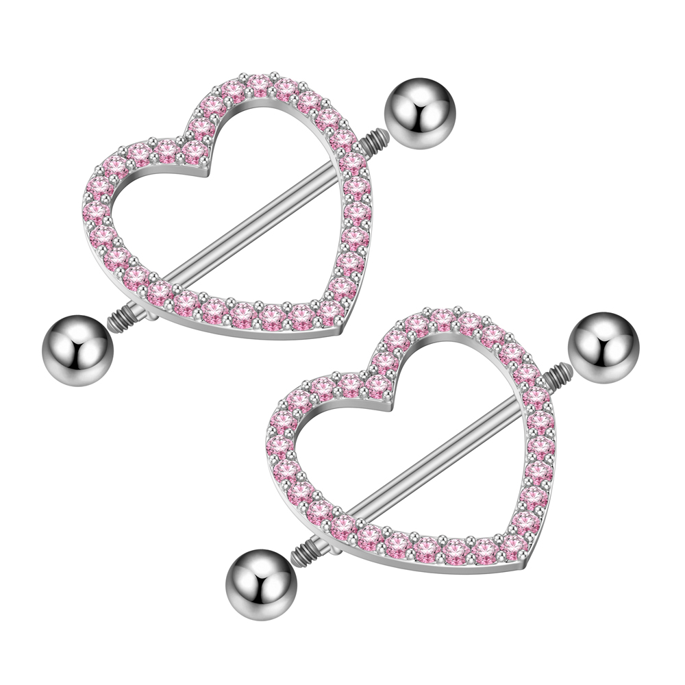 Anneau de mamelon en forme de  - Body Jewelry Nipple Rings avis et prix