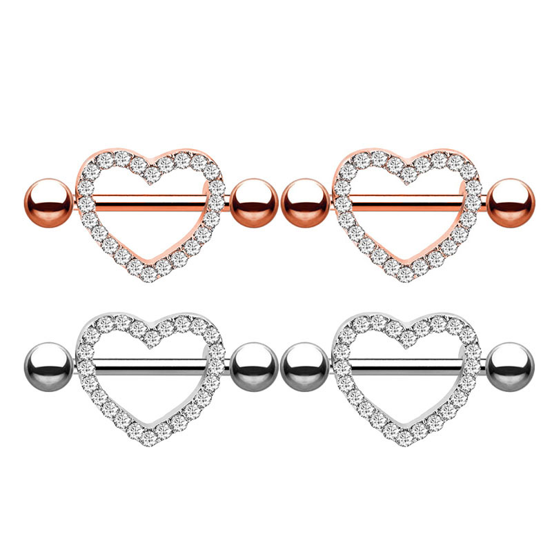 Anneau de mamelon en forme de  - Body Jewelry Nipple Rings avis et prix