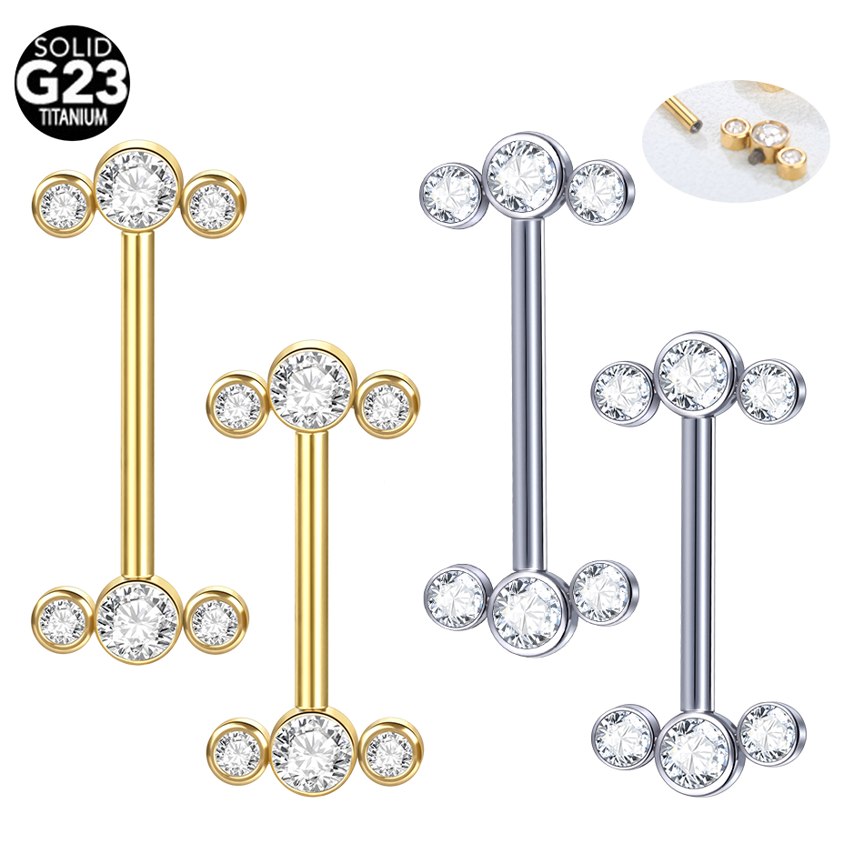 1/5 pièces G23 titane PIERC co - Body Jewelry Nipple Rings avis et prix