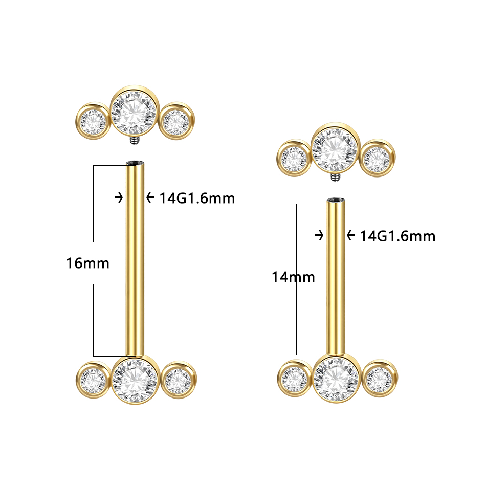 1/5 pièces G23 titane PIERC co - Body Jewelry Nipple Rings avis et prix
