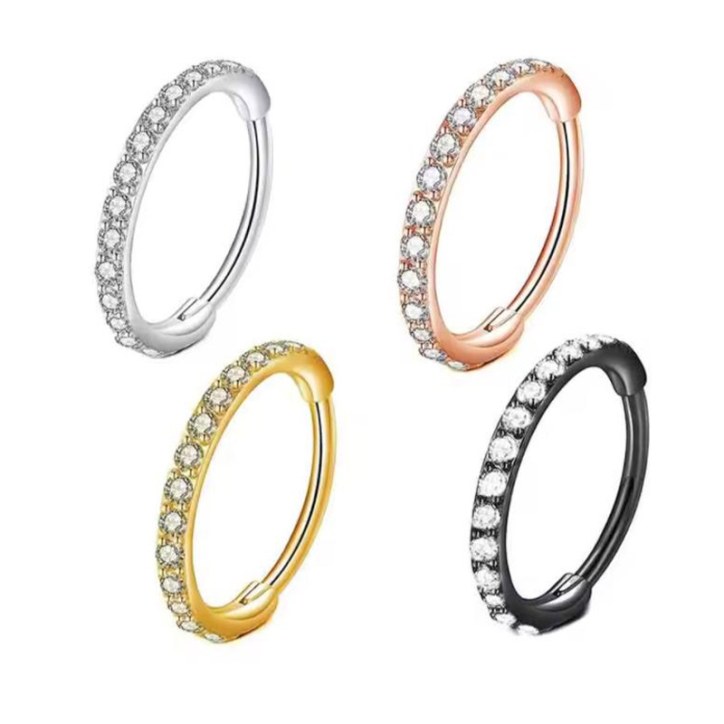 Anneau de nez 16G en acier chi - Body Jewelry Nose Ring avis et prix
