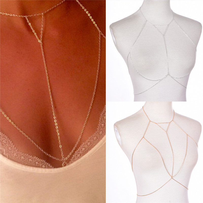 Soutien-gorge à maillons dorés - Body Jewelry Gold avis et prix