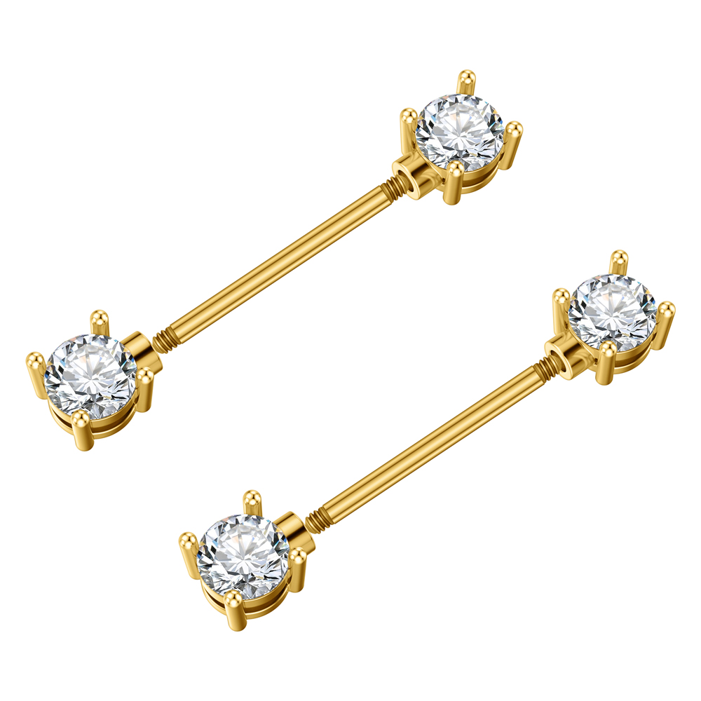 2 Pièces Piercings de téton en - Body Jewelry Nipple Rings avis et prix