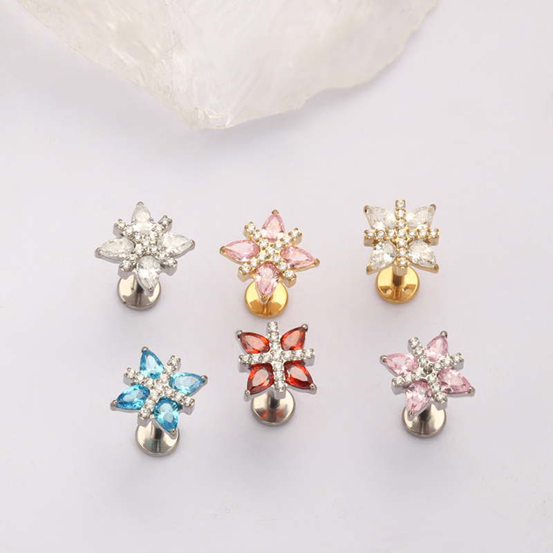 ASTM F136 titane brillant étoi - Zoor Body Jewelry avis et prix