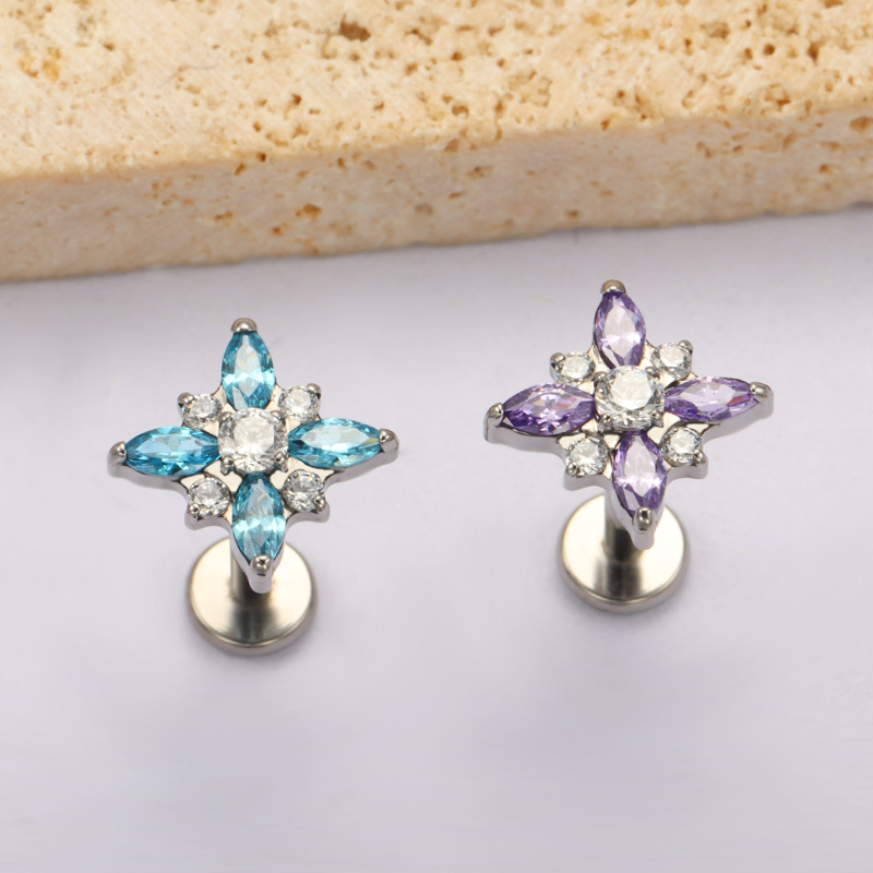 ASTM F136 titane brillant étoi - Zoor Body Jewelry avis et prix