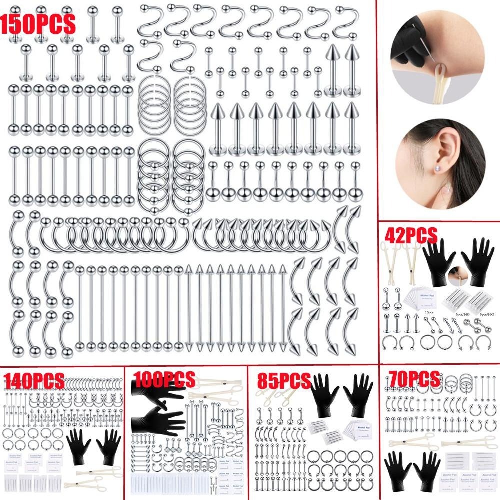 Kit de Piercing Corporel 150/1 - Body Jewelry Nipple Rings avis et prix