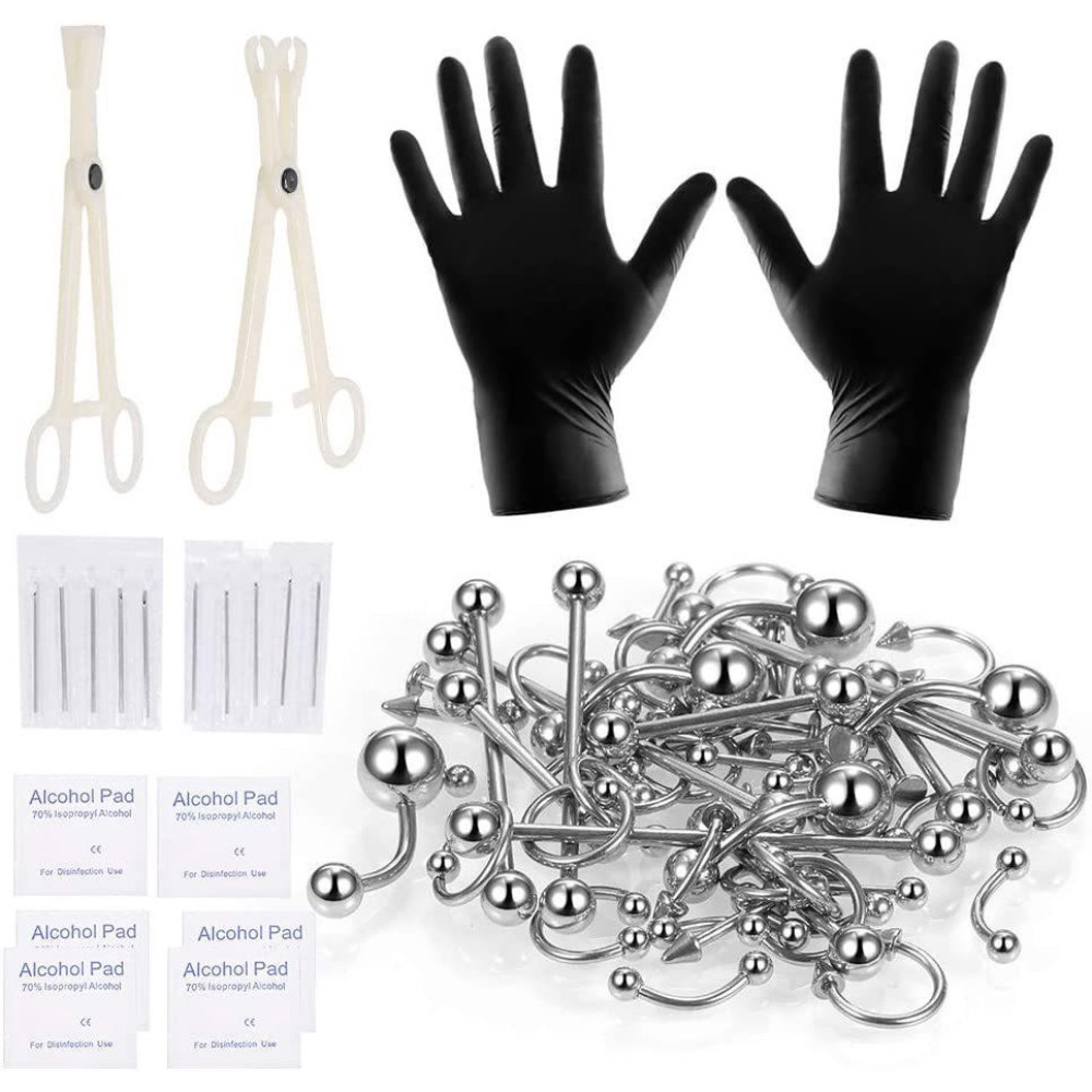 Kit de Piercing Corporel 150/1 - Body Jewelry Nipple Rings avis et prix