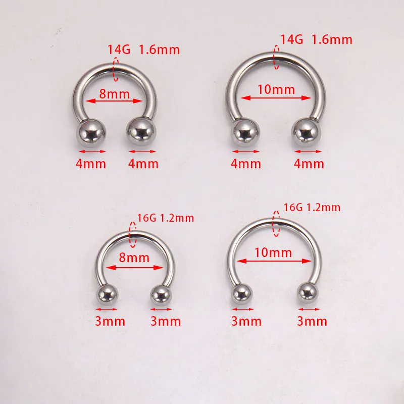 5 pièces ASTM F136 titane fer  - Zoor Body Jewelry avis et prix
