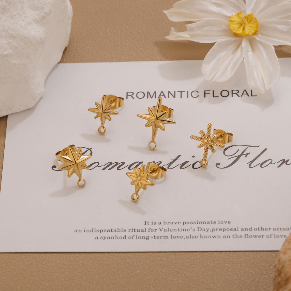 6 pièces Clous d'oreilles étoi - Body Jewelry Gold avis et prix