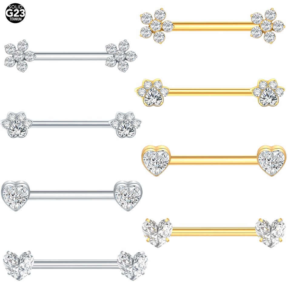 Piercing de mamelon en titane, - Body Jewelry Nipple Rings avis et prix