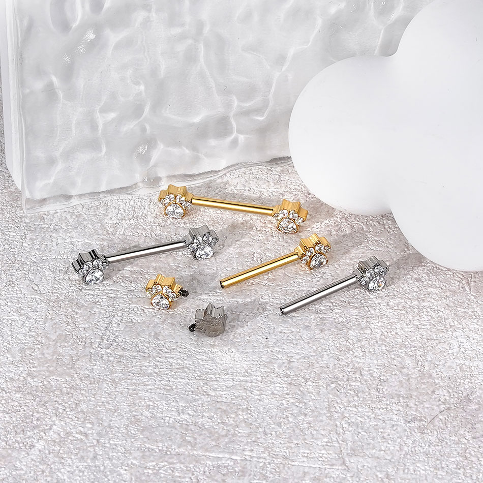 Piercing de mamelon en titane, - Body Jewelry Nipple Rings avis et prix