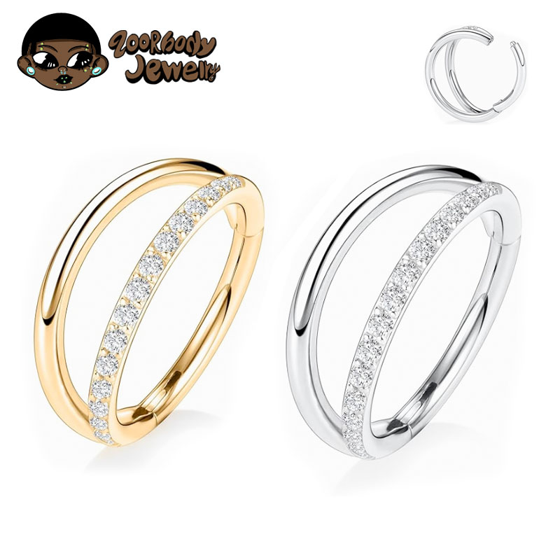 ASTM F136 titane 16G lune nez  - Zoor Body Jewelry avis et prix