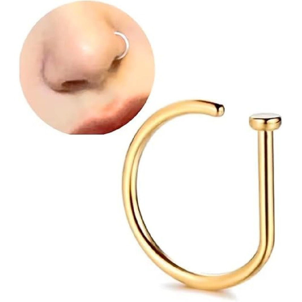 Lot de 4 faux anneaux de nez e - Body Jewelry Nose Ring avis et prix