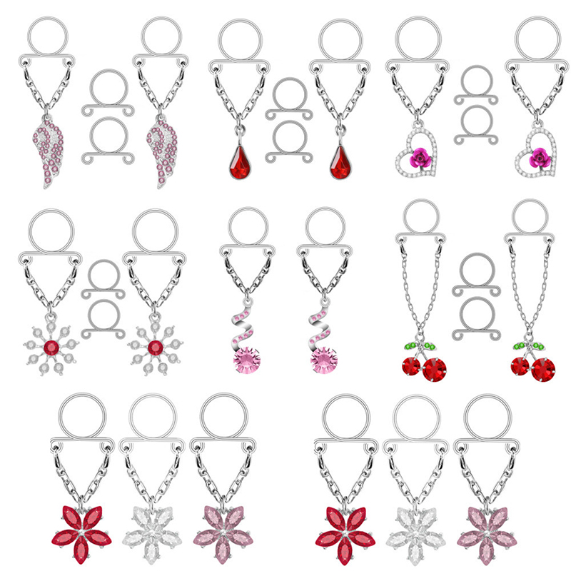 Nouveau 1 Paire de faux anneau - Body Jewelry Nipple Rings avis et prix