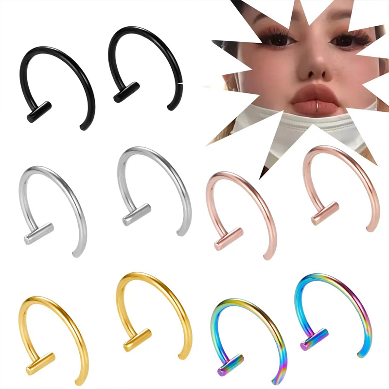Bijoux de piercing en acier ch - Body Jewelry Cartilage Earrings avis et prix