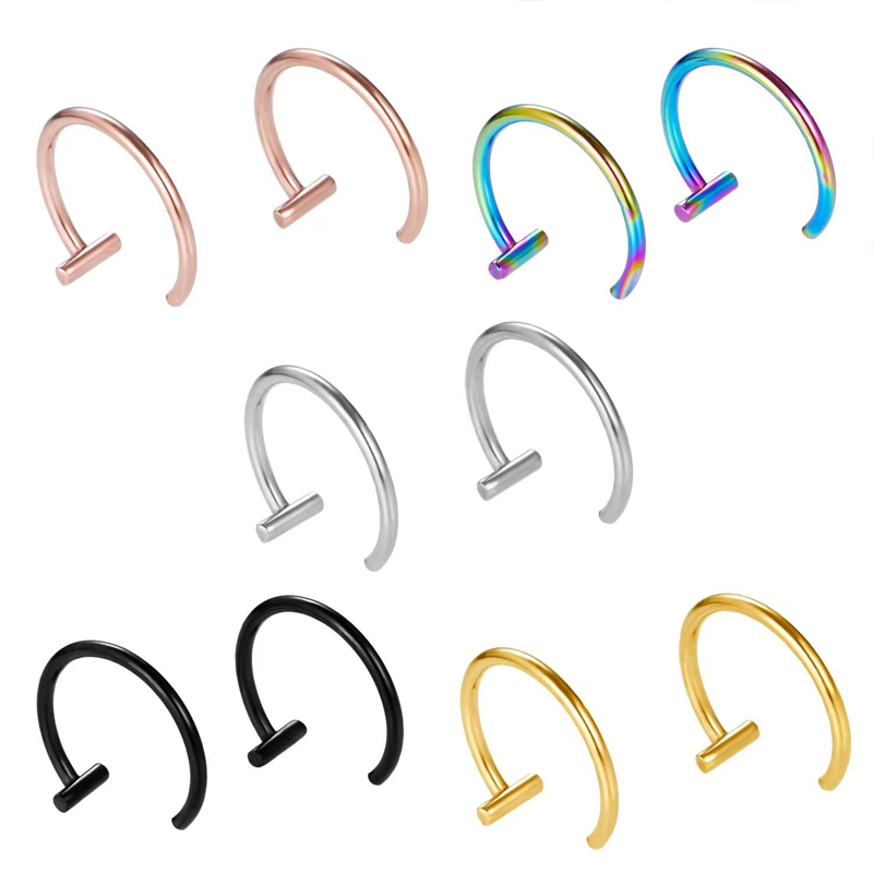 Bijoux de piercing en acier ch - Body Jewelry Cartilage Earrings avis et prix