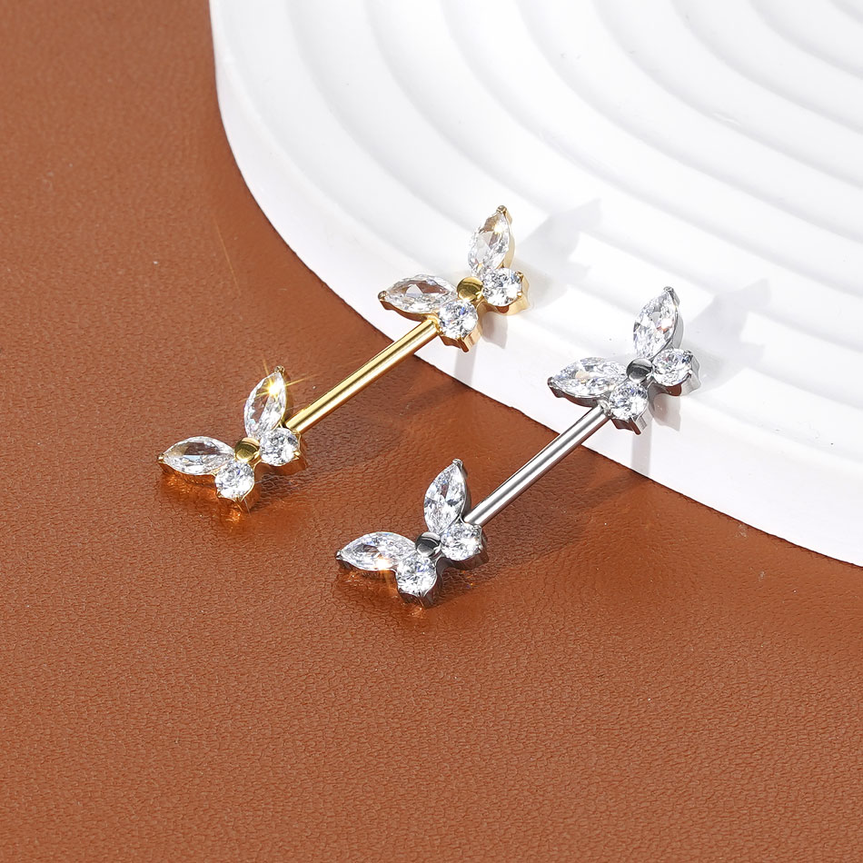 1 pièce Barbell de piercing po - Body Jewelry Nipple Rings avis et prix