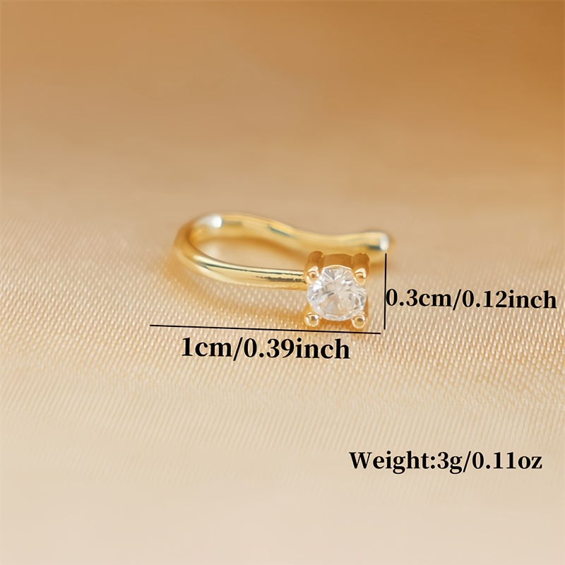 Anneau de nez rond en Zircon N - Body Jewelry Nose Ring avis et prix
