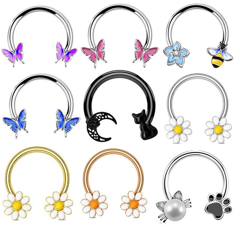 Anneau de septum 16G, bijoux d - Body Jewelry Nose Ring avis et prix