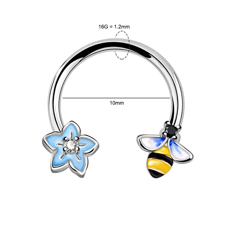 Anneau de septum 16G, bijoux d - Body Jewelry Nose Ring avis et prix