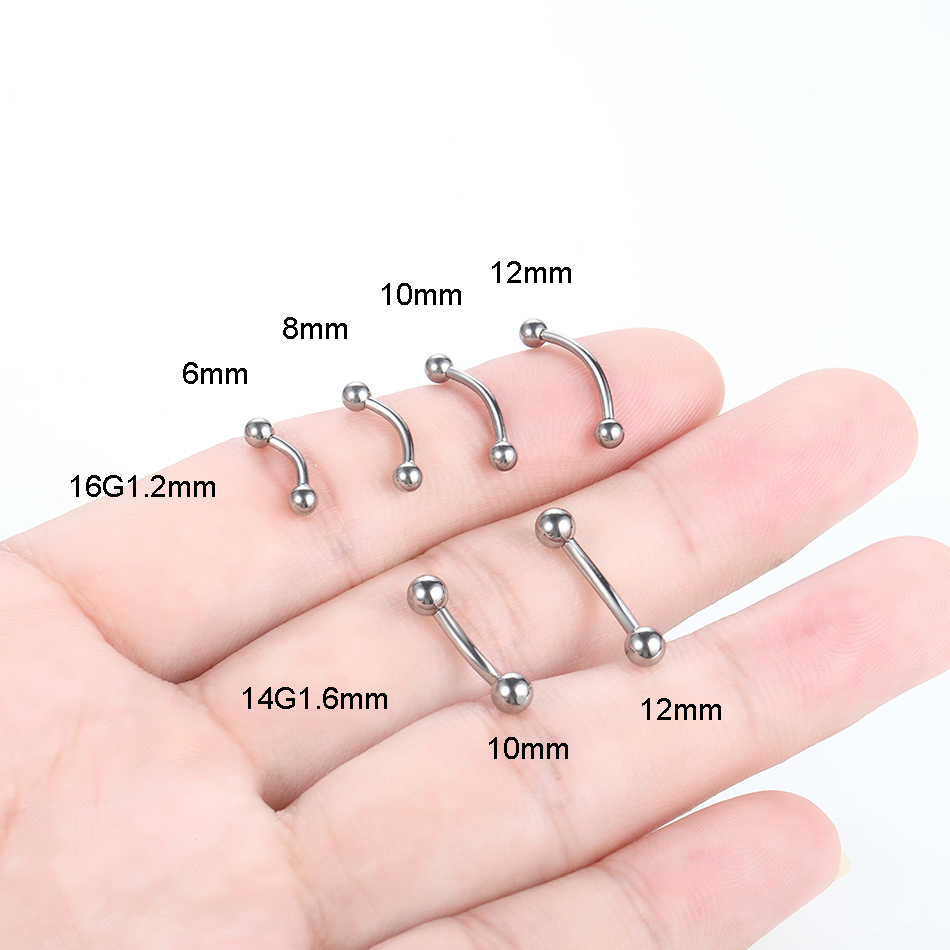 Piercing en titane incurvé, an - Zoor Body Jewelry avis et prix