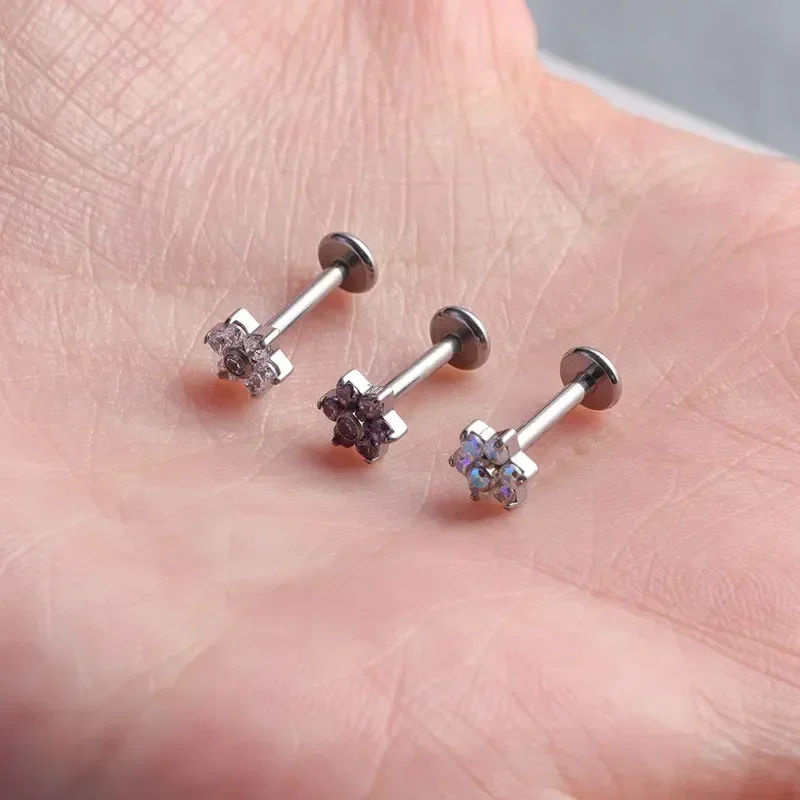 ASTM F136 titane fleur Piercin - Zoor Body Jewelry avis et prix