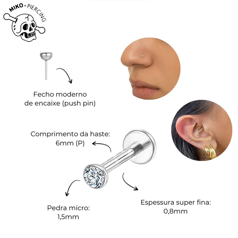 Lot de 10 piercings en titane  - Zoor Body Jewelry avis et prix