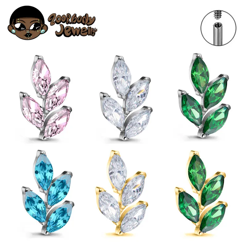 G23 titane gemme CZ oreille co - Zoor Body Jewelry avis et prix
