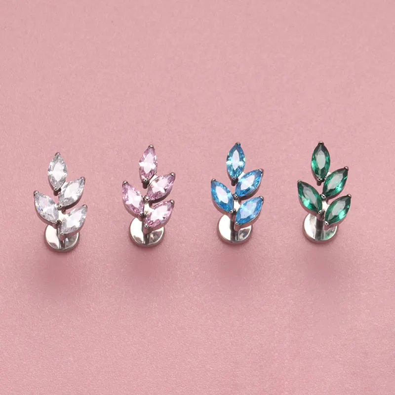 G23 titane gemme CZ oreille co - Zoor Body Jewelry avis et prix