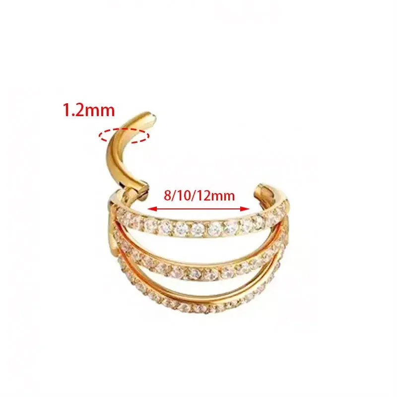 Anneau de nez à Segment articu - Zoor Body Jewelry avis et prix