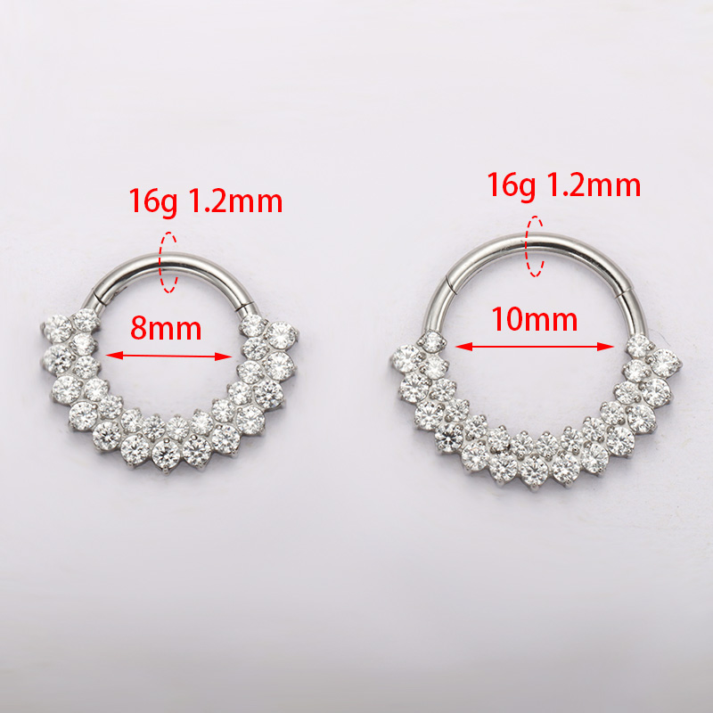 ASTM F136 titane Clicker Septu - Zoor Body Jewelry avis et prix