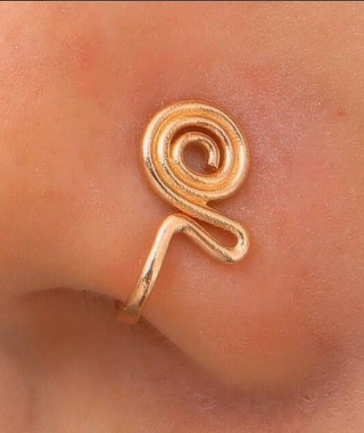 Clip de nez non-percé à motif  - Body Jewelry Nose Ring avis et prix