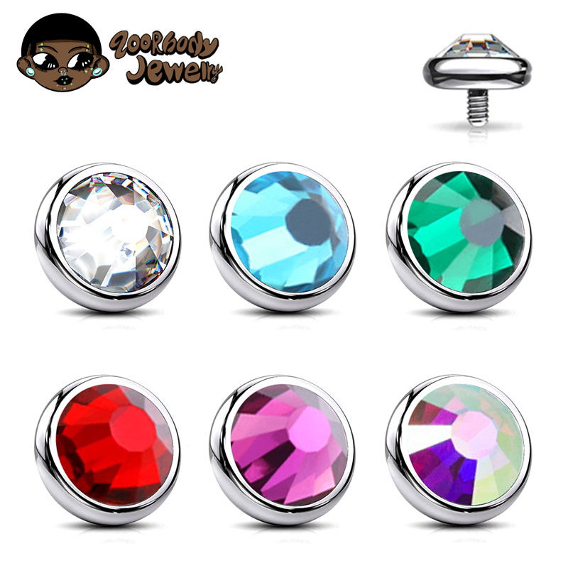1 pièces ASTM F136 titane lune - Zoor Body Jewelry avis et prix