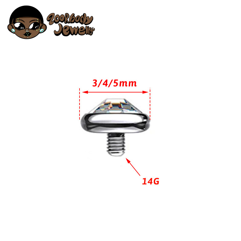 1 pièces ASTM F136 titane lune - Zoor Body Jewelry avis et prix