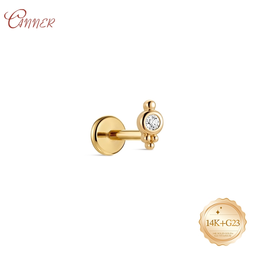 CANNER Piercing en or massif 1 - Body Jewelry Cartilage Earrings avis et prix