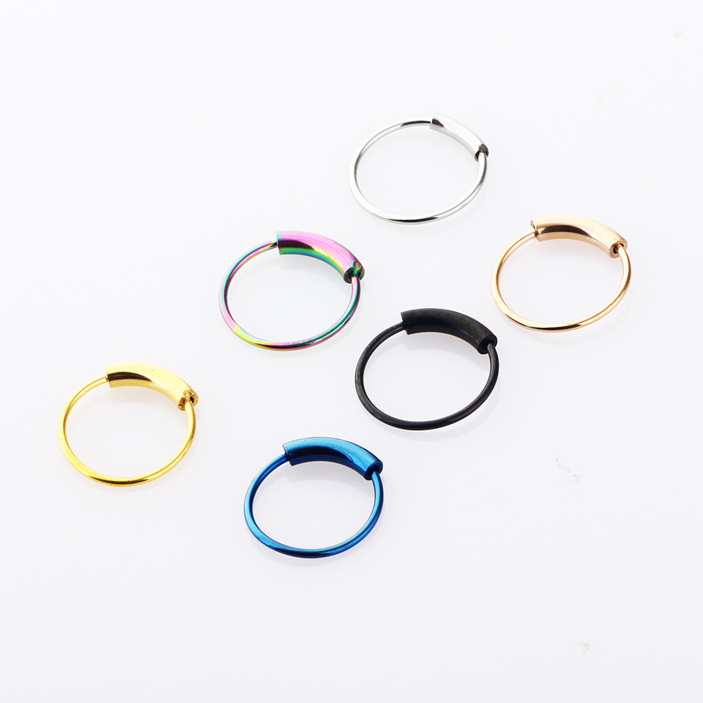 Lot de 3 anneaux continus sans - Body Jewelry Nose Ring avis et prix